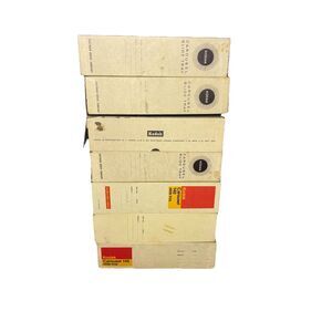 Kodak Carousel Transvue 140 Slide Tray Lot Of 7 With Boxes For Projector Made US